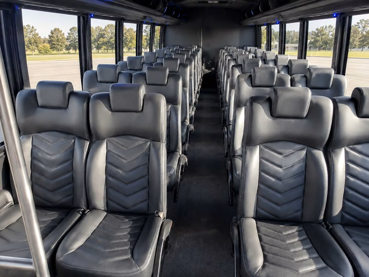 18 passenger minibus inside