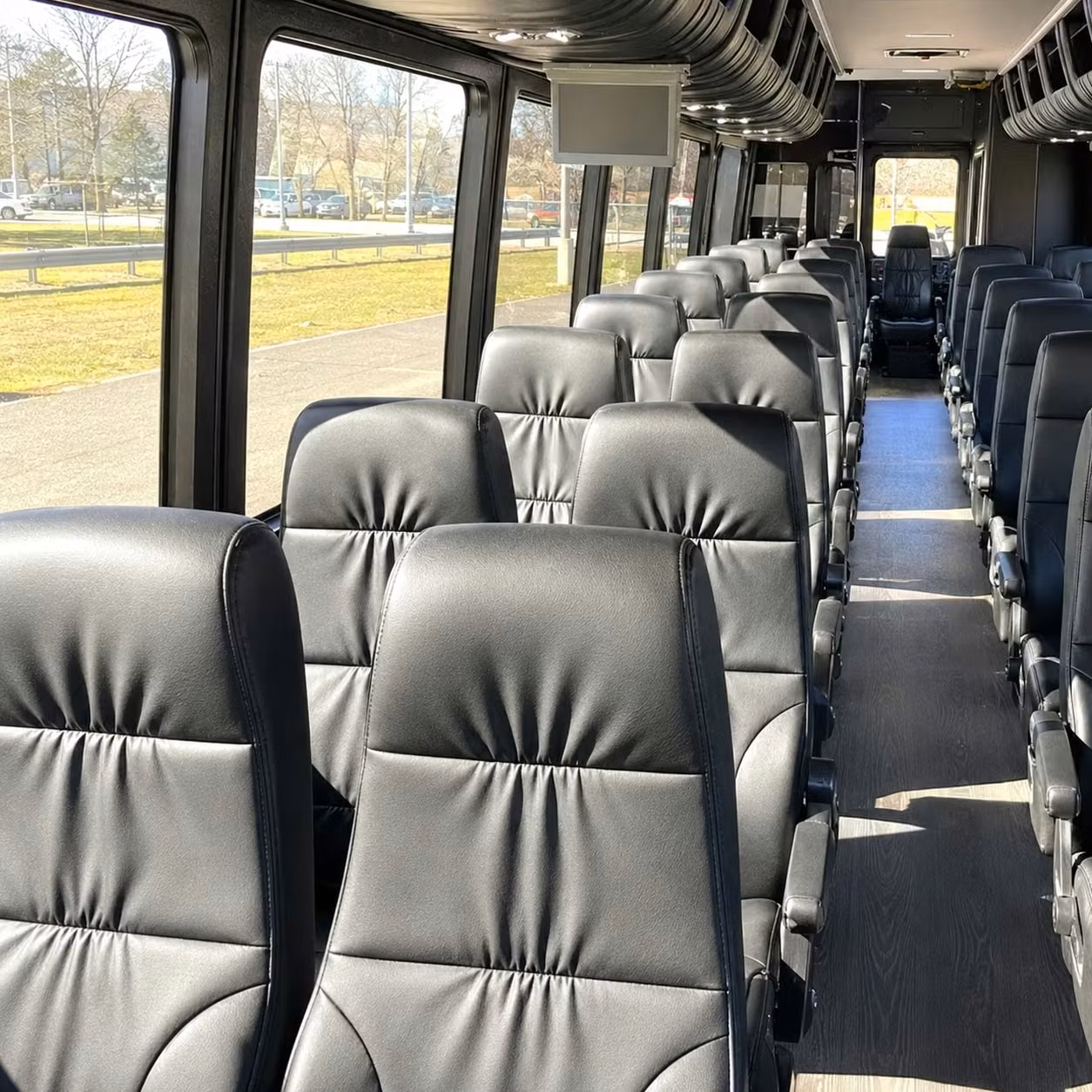 28 passenger minibus inside