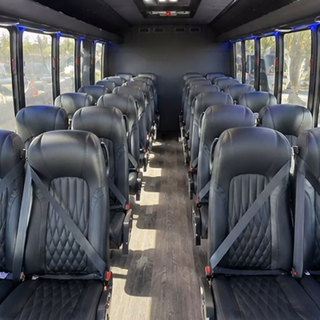 35 passenger minibus interior