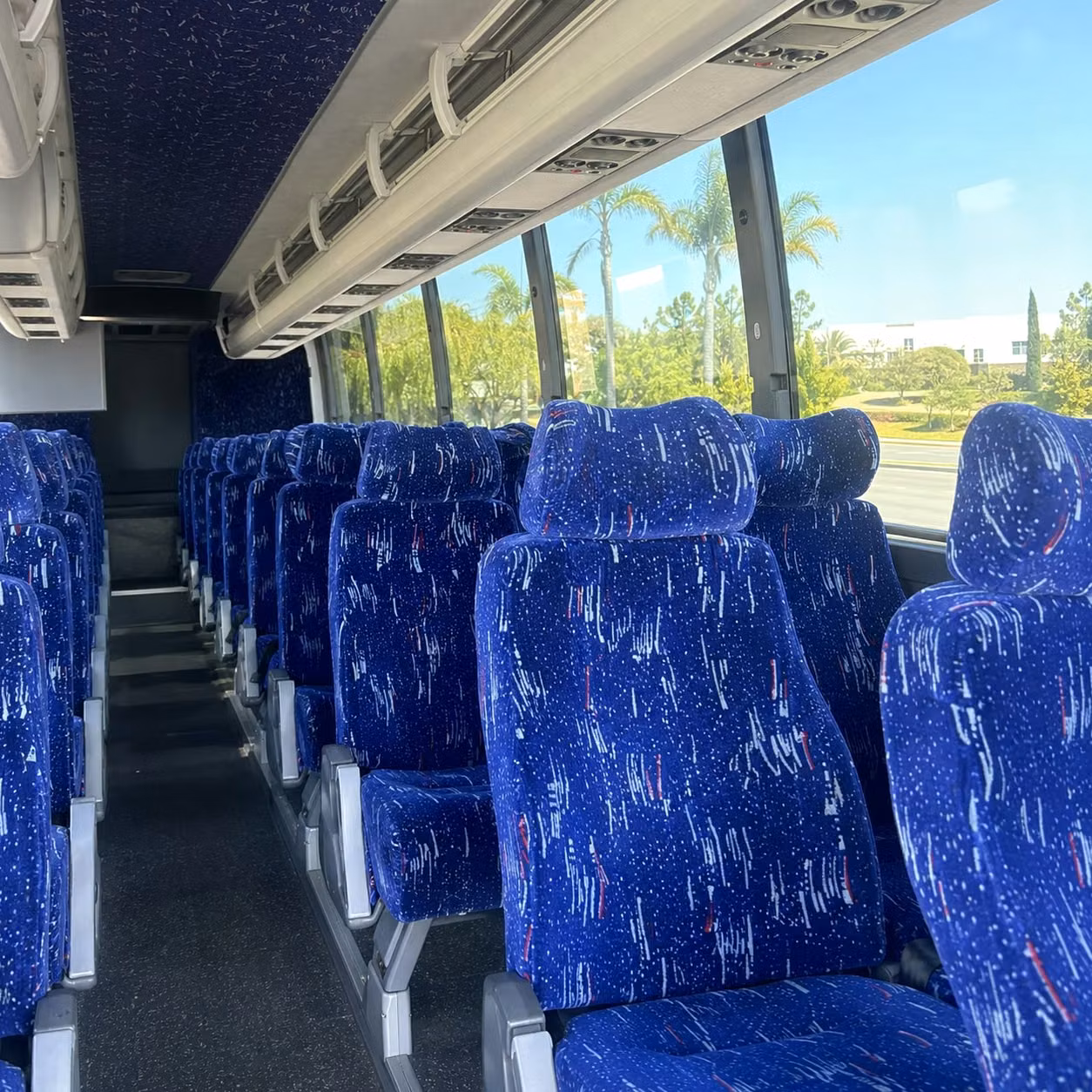 quincy charter bus interior gallery