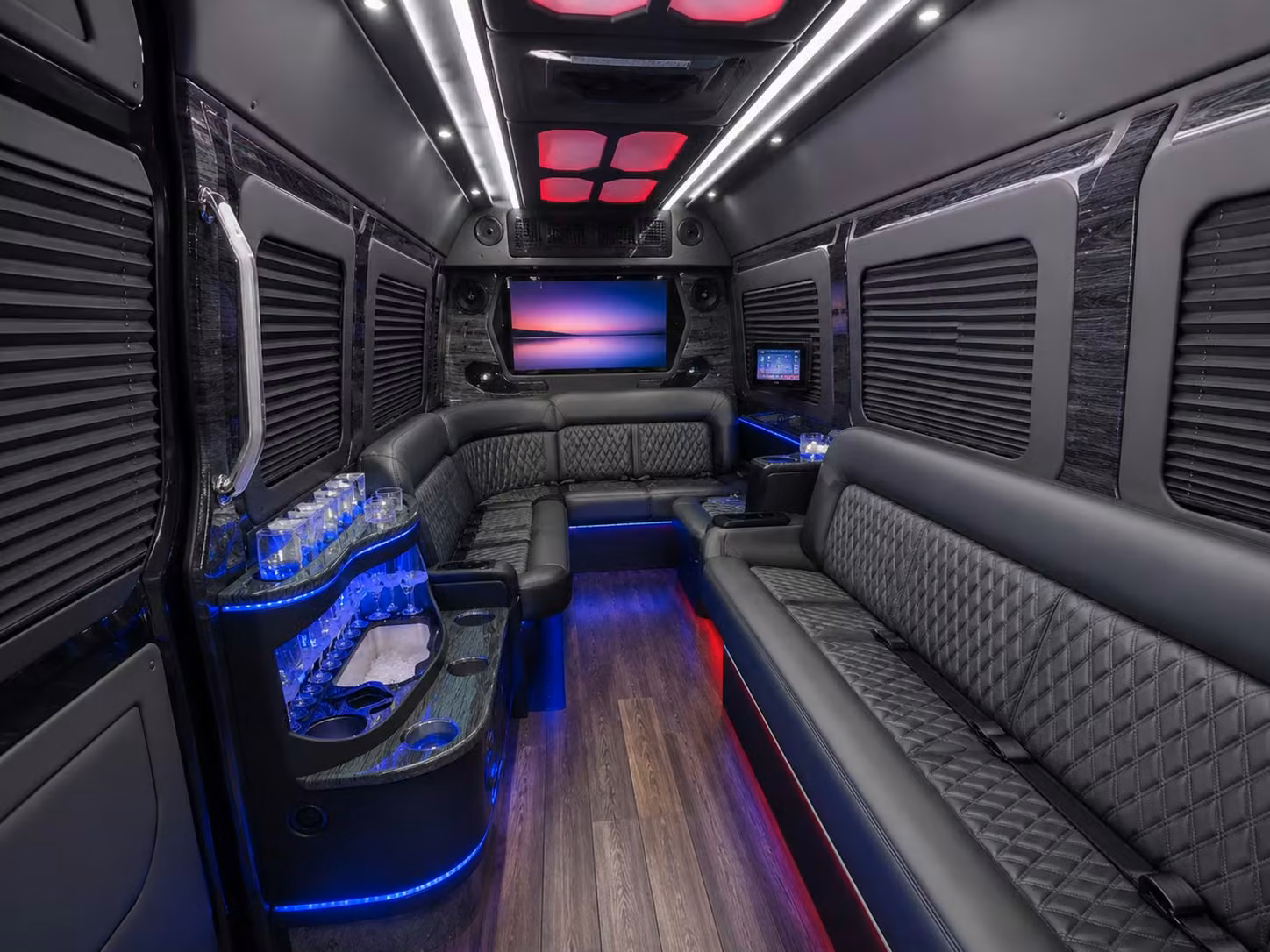 quincy sprinter van rental with driver