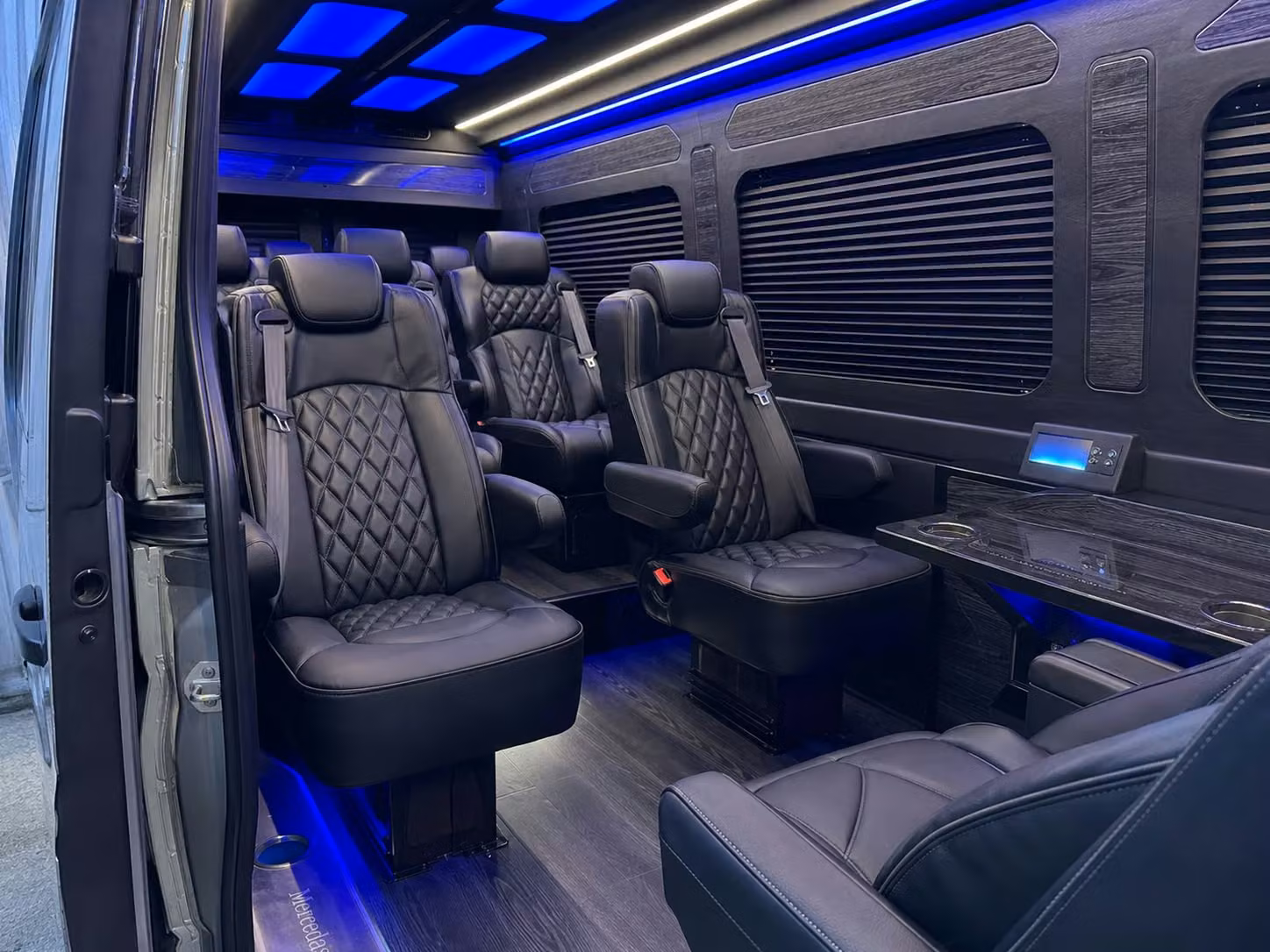 sprinter van transportation for groups and events across quincy