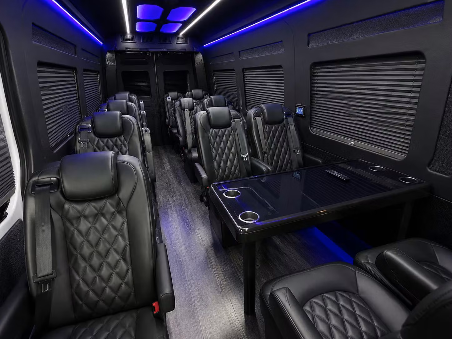 sprinter van with driver inside